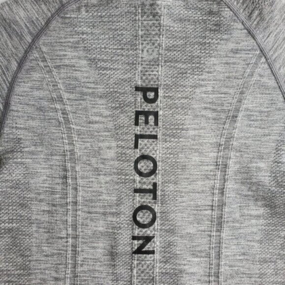 Lululemon x Peloton Heathered Grey Crew Neck Swiftly Tech Top Size 4 - Picture 5 of 9